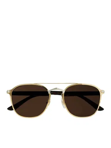 Cartier Eyewear Aviator-Style Gold-and Silver-Tone and Tortoiseshell Acetate Sunglasses - Men | Thumbnail 1 Cartier Eyewear Aviator-Style Gold-and Silver-Tone and Tortoiseshell Acetate Sunglasses - Men | Thumbnail 1