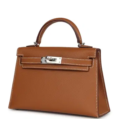 HERMÈS Hermes Kelly Sellier 20 Gold Epsom Palladium Hardware | Thumbnail 5 HERMÈS Hermes Kelly Sellier 20 Gold Epsom Palladium Hardware | Thumbnail 5