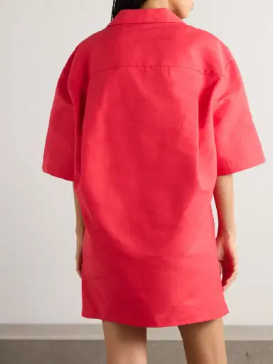 Marni Oversized Embroidered Cotton Mini Dress | Thumbnail 3 Marni Oversized Embroidered Cotton Mini Dress | Thumbnail 3