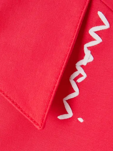 Marni Oversized Embroidered Cotton Mini Dress | Thumbnail 4 Marni Oversized Embroidered Cotton Mini Dress | Thumbnail 4