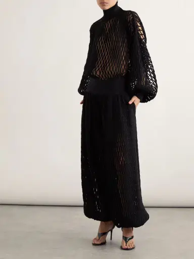 Alaïa Open-knit Balloon Pants | Thumbnail 2 Alaïa Open-knit Balloon Pants | Thumbnail 2
