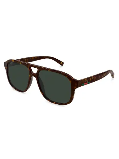 Gucci Men's Lines 57MM Pilot Sunglasses | Thumbnail 1 Gucci Men's Lines 57MM Pilot Sunglasses | Thumbnail 1