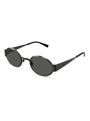 Gucci Men's ssima Metal 51MM Oval Sunglasses - Ruthenium | Thumbnail 1 Gucci Men's ssima Metal 51MM Oval Sunglasses - Ruthenium | Thumbnail 1