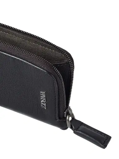 Zegna Men's Secondskin Wallet - Dark Blue | Thumbnail 4 Zegna Men's Secondskin Wallet - Dark Blue | Thumbnail 4
