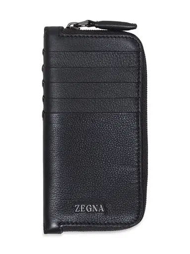 Zegna Men's Secondskin Wallet - Dark Blue | Thumbnail 1 Zegna Men's Secondskin Wallet - Dark Blue | Thumbnail 1