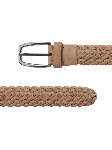 Zegna Men's Braided Leather Belt - Beige - Size 42 | Thumbnail 3 Zegna Men's Braided Leather Belt - Beige - Size 42 | Thumbnail 3