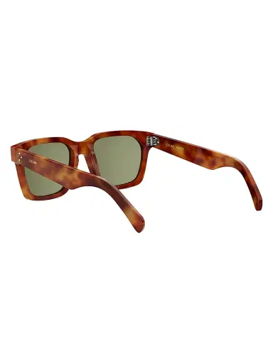 Celine Men's 3 Dots 54MM Geometric Sunglasses - Red Havana And Green | Thumbnail 4 Celine Men's 3 Dots 54MM Geometric Sunglasses - Red Havana And Green | Thumbnail 4
