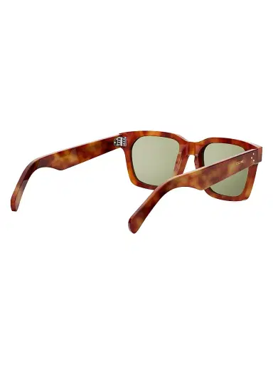 Celine Men's 3 Dots 54MM Geometric Sunglasses - Red Havana And Green | Thumbnail 6 Celine Men's 3 Dots 54MM Geometric Sunglasses - Red Havana And Green | Thumbnail 6