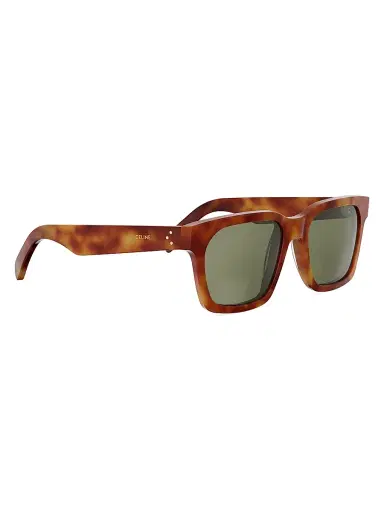 Celine Men's 3 Dots 54MM Geometric Sunglasses - Red Havana And Green | Thumbnail 8 Celine Men's 3 Dots 54MM Geometric Sunglasses - Red Havana And Green | Thumbnail 8
