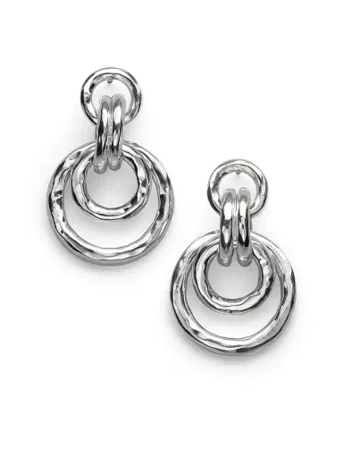 Ippolita Women's Glamazon Sterling Silver Mini Jet Set Drop Earrings - Silver | Thumbnail 2 Ippolita Women's Glamazon Sterling Silver Mini Jet Set Drop Earrings - Silver | Thumbnail 2
