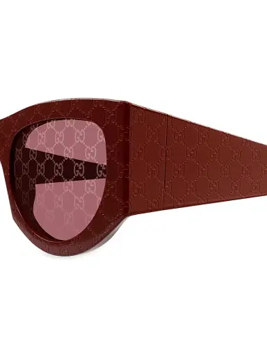 Gucci Women's Fashion Show 53MM Square Sunglasses - Burgundy | Thumbnail 4 Gucci Women's Fashion Show 53MM Square Sunglasses - Burgundy | Thumbnail 4