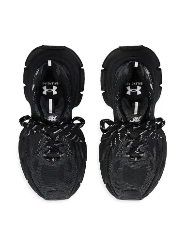 Balenciaga Men's Under Armour 3XL Knit Sneakers - Black - Size 10 | Thumbnail 6 Balenciaga Men's Under Armour 3XL Knit Sneakers - Black - Size 10 | Thumbnail 6
