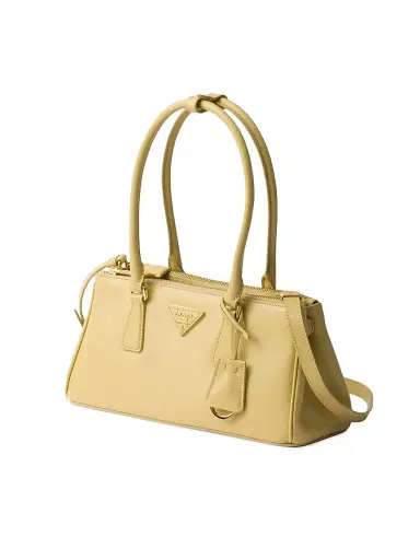 Prada Women's Galleria Leather Top Handle Bag - Yellow | Thumbnail 3 Prada Women's Galleria Leather Top Handle Bag - Yellow | Thumbnail 3