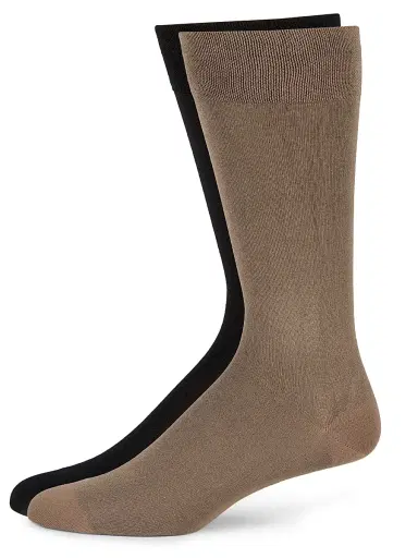 Marcoliani Men's Mid-Length Socks Set, 2-Pack | Thumbnail 1 Marcoliani Men's Mid-Length Socks Set, 2-Pack | Thumbnail 1