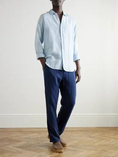 Orlebar Brown Giles Linen Shirt - Men | Thumbnail 2 Orlebar Brown Giles Linen Shirt - Men | Thumbnail 2