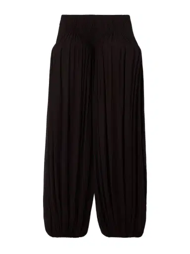 Alaïa Pleated Crepe Tapered Pants | Thumbnail 1 Alaïa Pleated Crepe Tapered Pants | Thumbnail 1
