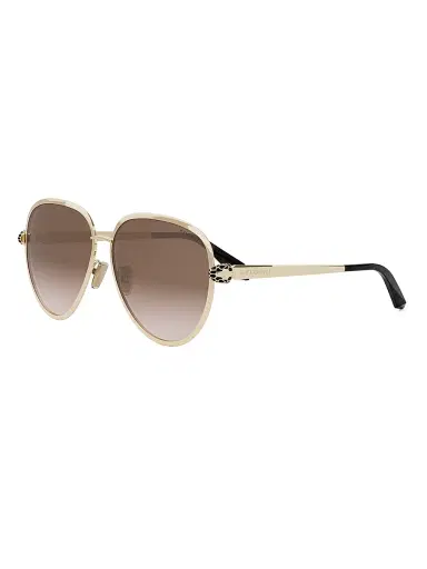 BVLGARI Women's Serpenti Forever 59MM Pilot Sunglasses - Brown Gold Brown | Thumbnail 1 BVLGARI Women's Serpenti Forever 59MM Pilot Sunglasses - Brown Gold Brown | Thumbnail 1