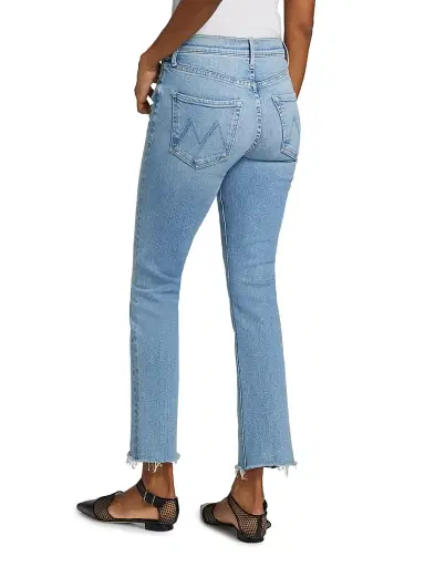 Mother Women's Dazzler Mid-Rise Ankle-Fray Jeans - Blessing In Disguise | Thumbnail 5 Mother Women's Dazzler Mid-Rise Ankle-Fray Jeans - Blessing In Disguise | Thumbnail 5
