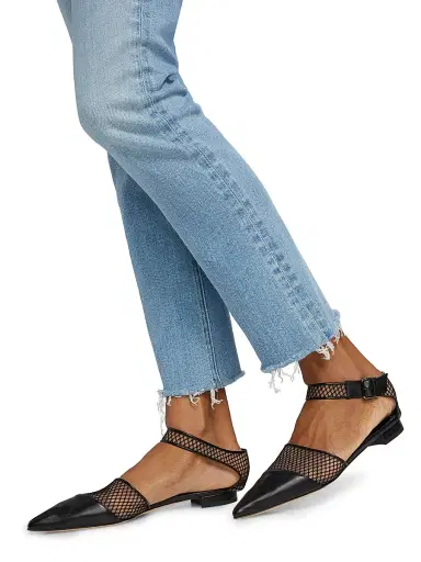 Mother Women's Dazzler Mid-Rise Ankle-Fray Jeans - Blessing In Disguise | Thumbnail 6 Mother Women's Dazzler Mid-Rise Ankle-Fray Jeans - Blessing In Disguise | Thumbnail 6
