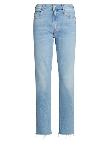 Mother Women's Dazzler Mid-Rise Ankle-Fray Jeans - Blessing In Disguise | Thumbnail 1 Mother Women's Dazzler Mid-Rise Ankle-Fray Jeans - Blessing In Disguise | Thumbnail 1