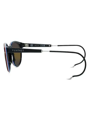 Vuarnet Men's Lifestyle Alpine 51MM Round Sunglasses - Black Green | Thumbnail 3 Vuarnet Men's Lifestyle Alpine 51MM Round Sunglasses - Black Green | Thumbnail 3