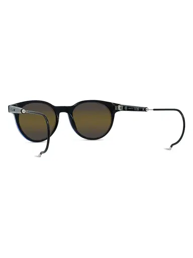 Vuarnet Men's Lifestyle Alpine 51MM Round Sunglasses - Black Green | Thumbnail 4 Vuarnet Men's Lifestyle Alpine 51MM Round Sunglasses - Black Green | Thumbnail 4