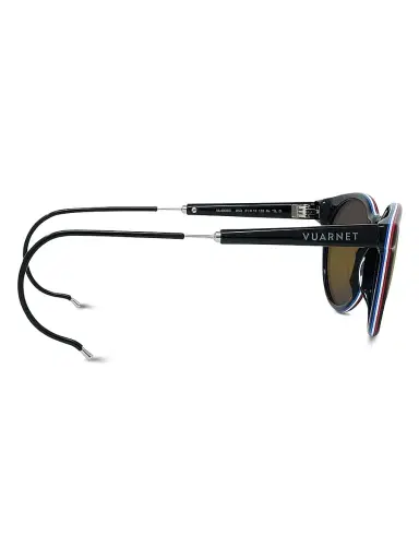 Vuarnet Men's Lifestyle Alpine 51MM Round Sunglasses - Black Green | Thumbnail 7 Vuarnet Men's Lifestyle Alpine 51MM Round Sunglasses - Black Green | Thumbnail 7