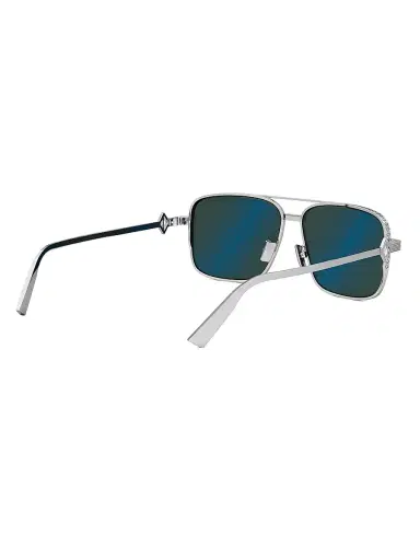 Dior Men's CD Diamond S9F 58MM Square Sunglasses - Silver Green | Thumbnail 6 Dior Men's CD Diamond S9F 58MM Square Sunglasses - Silver Green | Thumbnail 6