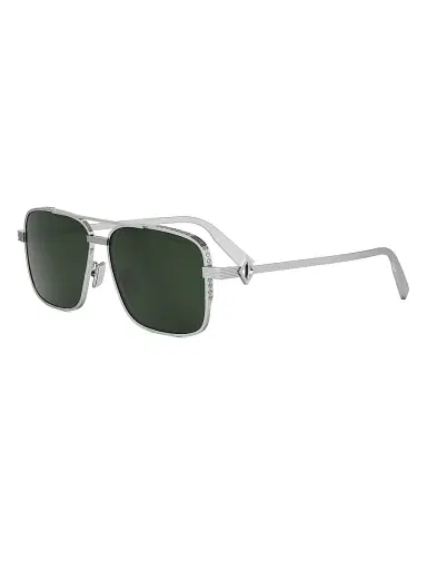 Dior Men's CD Diamond S9F 58MM Square Sunglasses - Silver Green | Thumbnail 1 Dior Men's CD Diamond S9F 58MM Square Sunglasses - Silver Green | Thumbnail 1