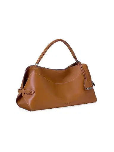 Ralph Lauren Collection Women's The Ralph Leather Shoulder Bag - R L Gold | Thumbnail 3 Ralph Lauren Collection Women's The Ralph Leather Shoulder Bag - R L Gold | Thumbnail 3