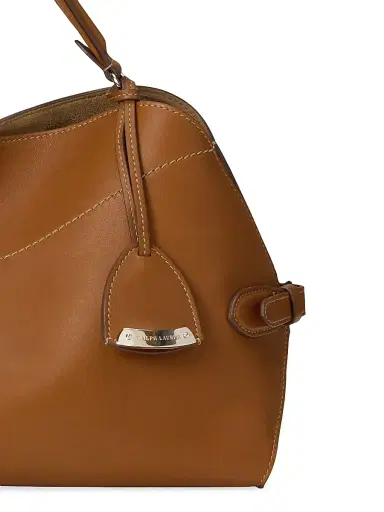Ralph Lauren Collection Women's The Ralph Leather Shoulder Bag - R L Gold | Thumbnail 6 Ralph Lauren Collection Women's The Ralph Leather Shoulder Bag - R L Gold | Thumbnail 6