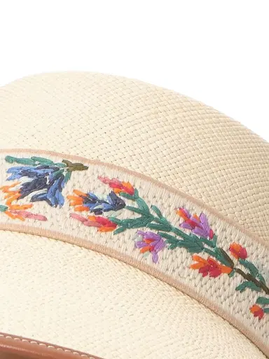 Valentino Garavani Women's Antibes Straw Bucket Hat - Natural Saddle Brown - Size Large | Thumbnail 5 Valentino Garavani Women's Antibes Straw Bucket Hat - Natural Saddle Brown - Size Large | Thumbnail 5