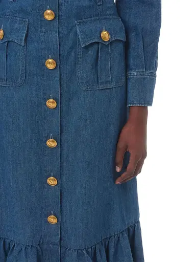 Valentino Garavani Women's Lightweight Denim Skirt - Denim - Size 0 | Thumbnail 6 Valentino Garavani Women's Lightweight Denim Skirt - Denim - Size 0 | Thumbnail 6