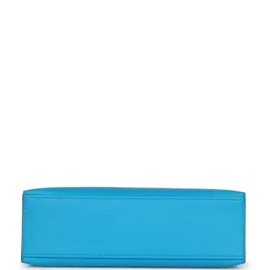 HERMÈS Hermes Kelly Pochette Bleu Frida Swift Gold Hardware | Thumbnail 6 HERMÈS Hermes Kelly Pochette Bleu Frida Swift Gold Hardware | Thumbnail 6