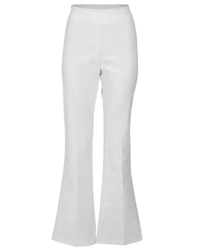 AVENUE MONTAIGNE Bellini White Full Length Flare Pant | Thumbnail 1 AVENUE MONTAIGNE Bellini White Full Length Flare Pant | Thumbnail 1