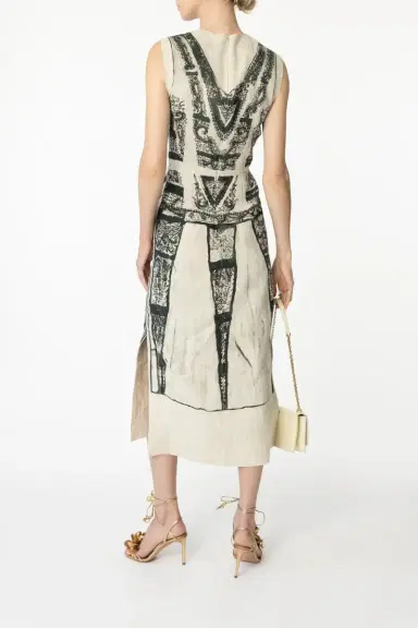 Erdem Sleeveless Midi Pencil Dress | Thumbnail 4 Erdem Sleeveless Midi Pencil Dress | Thumbnail 4
