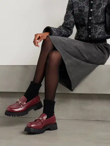 Gucci Harald Horsebit-detailed Leather Loafers | Thumbnail 2 Gucci Harald Horsebit-detailed Leather Loafers | Thumbnail 2