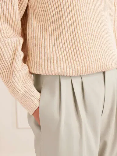 Saint Laurent Pleated Wool Straight-leg Pants | Thumbnail 5 Saint Laurent Pleated Wool Straight-leg Pants | Thumbnail 5