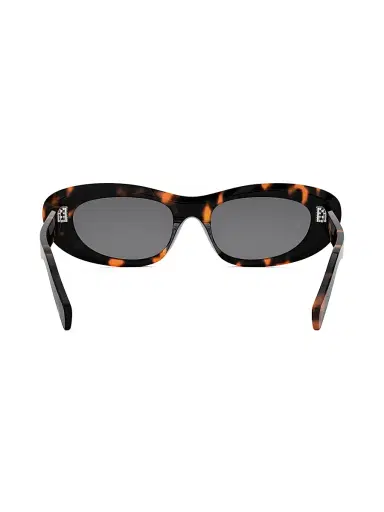 Celine Women's 3 Dots 54MM Rectangular Sunglasses - Dark Havana Smoke | Thumbnail 5 Celine Women's 3 Dots 54MM Rectangular Sunglasses - Dark Havana Smoke | Thumbnail 5
