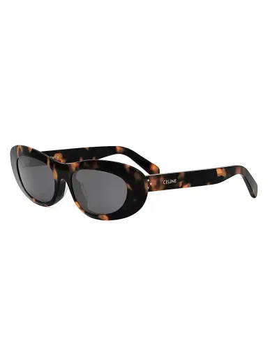Celine Women's 3 Dots 54MM Rectangular Sunglasses - Dark Havana Smoke | Thumbnail 1 Celine Women's 3 Dots 54MM Rectangular Sunglasses - Dark Havana Smoke | Thumbnail 1