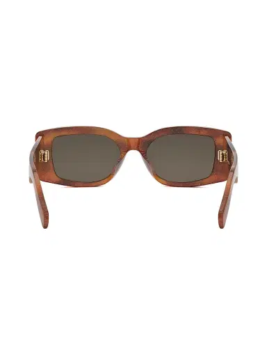 CELINE Women's Maxi Triomphe 53MM Rectangular Sunglasses - Blonde Havana Brown | Thumbnail 5 CELINE Women's Maxi Triomphe 53MM Rectangular Sunglasses - Blonde Havana Brown | Thumbnail 5