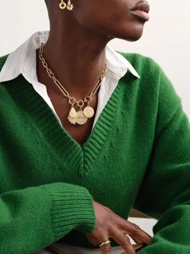 Foundrae New Beginnings Wings & Pause 18-karat Gold Diamond Necklace | Thumbnail 5 Foundrae New Beginnings Wings & Pause 18-karat Gold Diamond Necklace | Thumbnail 5