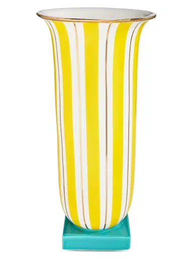 Jonathan Adler Portofino Flared Tall Vase - Yellow Green | Thumbnail 1 Jonathan Adler Portofino Flared Tall Vase - Yellow Green | Thumbnail 1