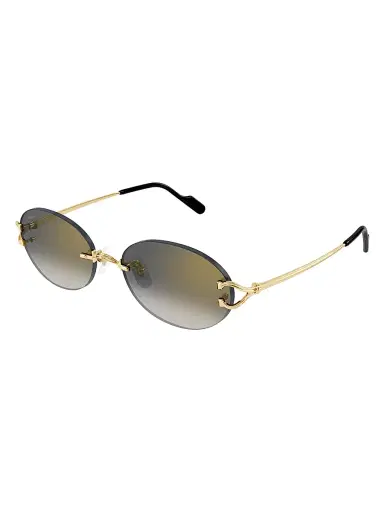 Cartier Men's C Decor 55MM Oval Sunglasses | Thumbnail 1 Cartier Men's C Decor 55MM Oval Sunglasses | Thumbnail 1