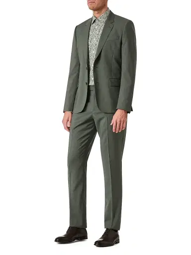 Paul Smith Men's Soho-Fit Wool Two-Button Suit - Petral Green - Size 38 | Thumbnail 2 Paul Smith Men's Soho-Fit Wool Two-Button Suit - Petral Green - Size 38 | Thumbnail 2