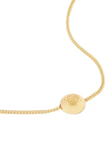 Loewe Anagram Pebble Gold-tone Necklace | Thumbnail 1 Loewe Anagram Pebble Gold-tone Necklace | Thumbnail 1