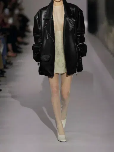 Khaite Hansel Oversized Belted Leather Biker Jacket | Thumbnail 5 Khaite Hansel Oversized Belted Leather Biker Jacket | Thumbnail 5