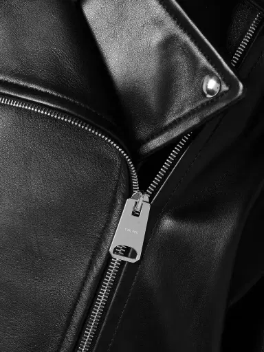 Khaite Hansel Oversized Belted Leather Biker Jacket | Thumbnail 6 Khaite Hansel Oversized Belted Leather Biker Jacket | Thumbnail 6