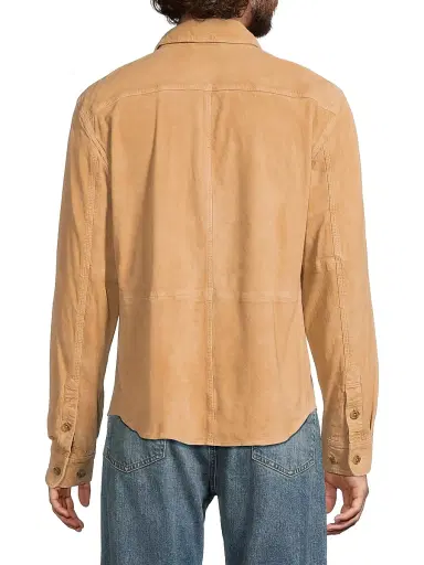 Polo Ralph Lauren Men's Suede Shirt Jacket - Berkshire Tan | Thumbnail 5 Polo Ralph Lauren Men's Suede Shirt Jacket - Berkshire Tan | Thumbnail 5
