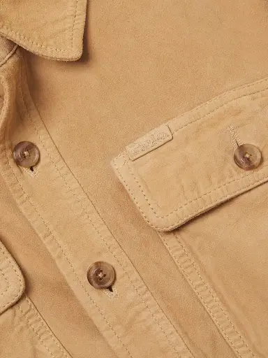 Polo Ralph Lauren Men's Suede Shirt Jacket - Berkshire Tan | Thumbnail 6 Polo Ralph Lauren Men's Suede Shirt Jacket - Berkshire Tan | Thumbnail 6